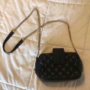 Forever 21 black leather purse